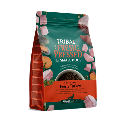 TRIBAL Fresh Pressed Adult Small Breed Turkey Dinde