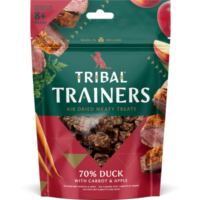 TRIBAL Trainers Duck, Carrot & Apple 80g