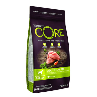 WELLNESS CORE Small Breed Adult Low Fat Dinde 5kg