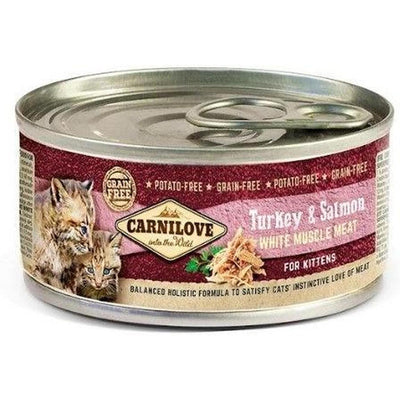 CARNILOVE Carnicat Kitten Dinde & Saumon 100g
