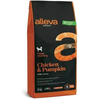 Alleva Natural Poulet & Potiron chiot maxi 12kg
