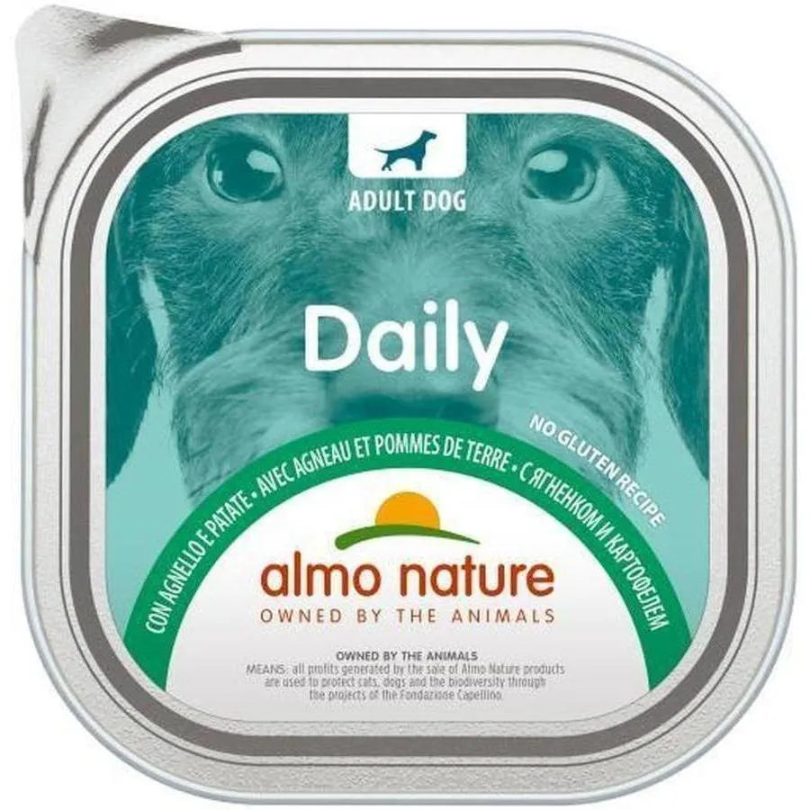 ALMO NATURE Daily No Gluten Agneau & Pommes de Terre Barquette 100g