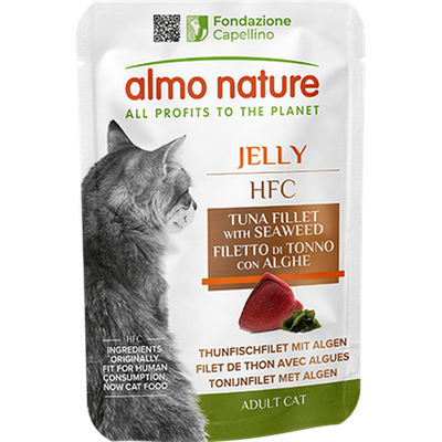 Almo nature hfc cuisine filet de thon et algues pochon