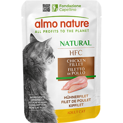 Almo nature hfc raw pack blanc de poulet et filet de canard pochon