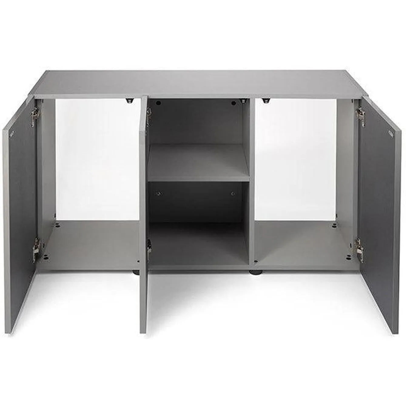 AQUAEL Meuble Glossy 150 Noir Portes Acrylique 150x50x72cm