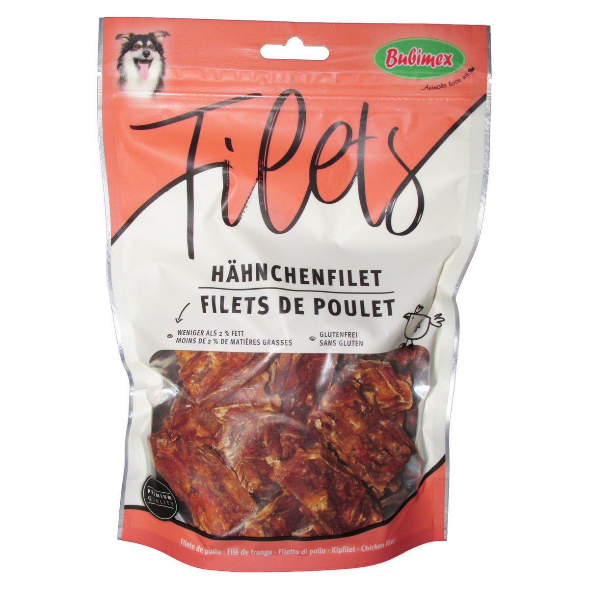 BUBIMEX Filets de Poulet Friandises pour Chien 300g