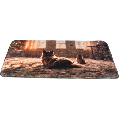 Tapis de Noël – Chien & Chat (50×40 cm)
