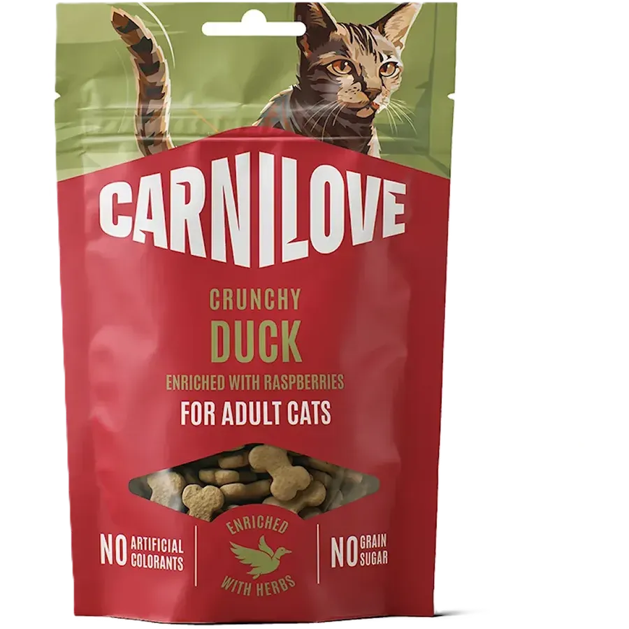SNACK CRUNCHY ADULT CANARD FRAMBOISES