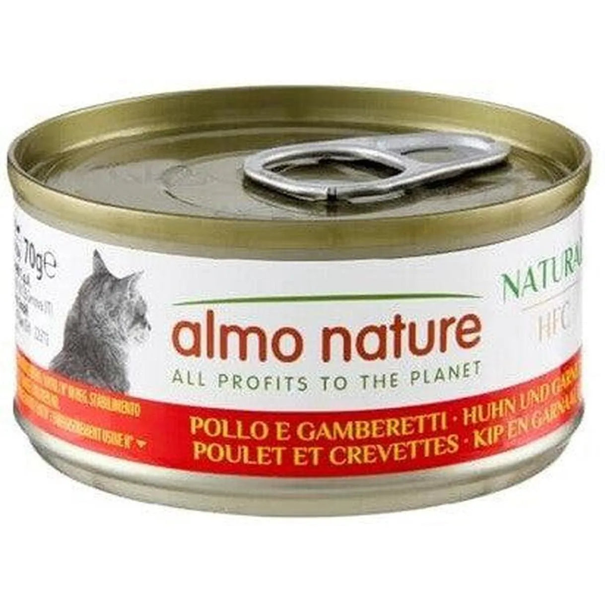 ALMO NATURE HFC Natural Poulet et Crevettes Boîte 70g