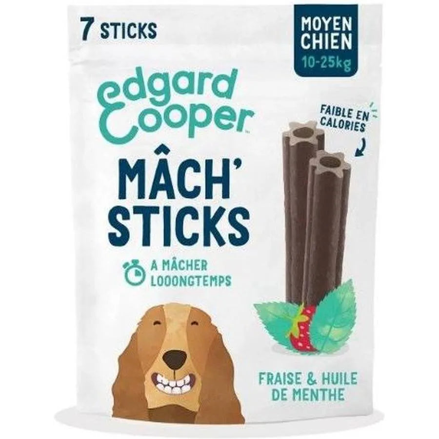 Dental Sticks – Fraise & Menthe (Medium)