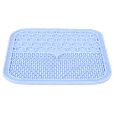 ZOLUX Tapis Écuelles Silicone L Bleu 55x39cm