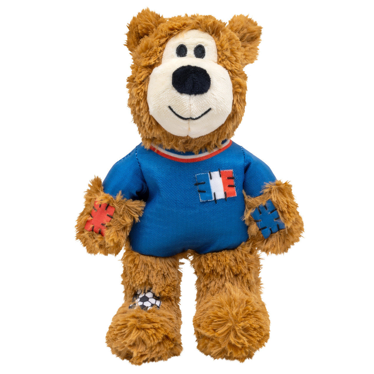 KONG Wild Knots Sport Bear France - peluche footballeur pour chien