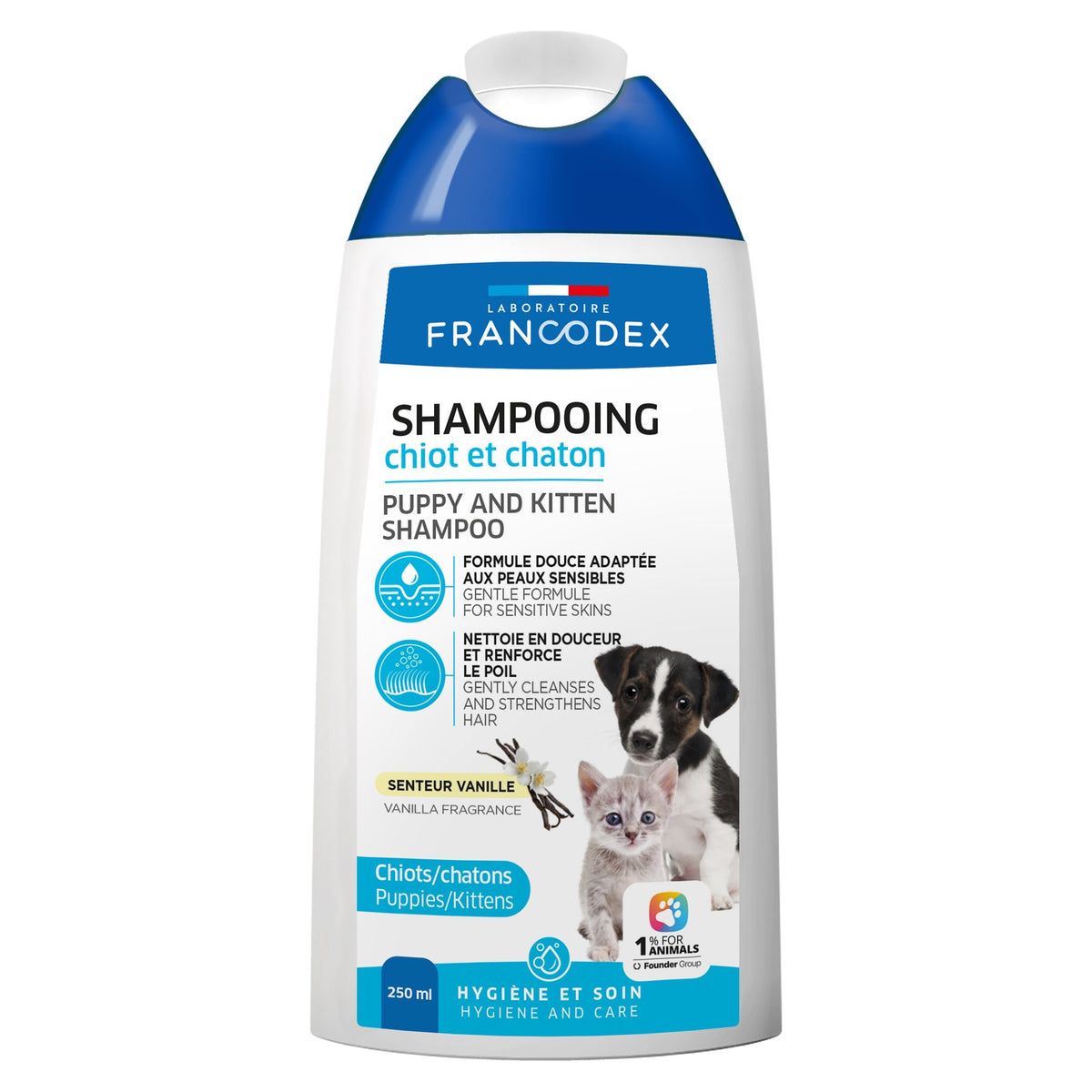 FRANCODEX Shampooing Chiot et Chaton 250ml