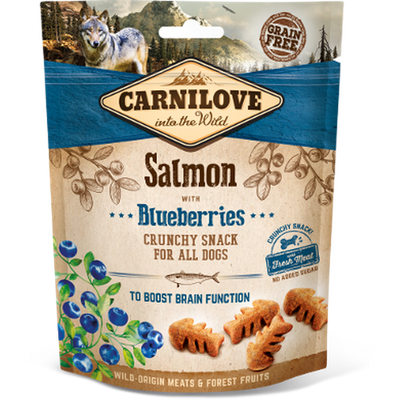 CARNILOVE Crunchy Snack Saumon & Myrtilles 200g