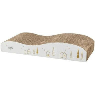 TRIXIE Xmas Griffoir Carton 43.5x8x20cm Blanc/Doré