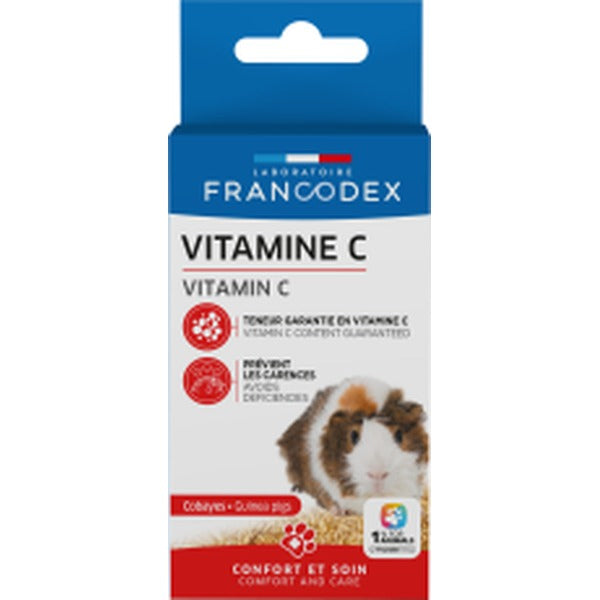 FRANCODEX Vitamine C 6x15ml Complément alimentaire liquide pour cobaye