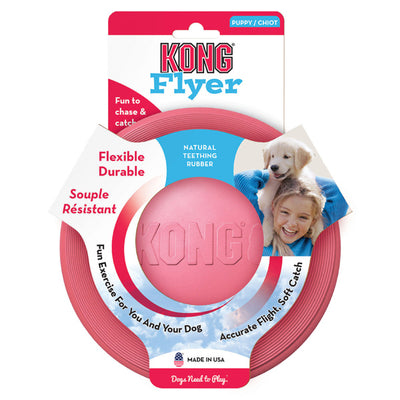 KONG flyer petit freesbe rose