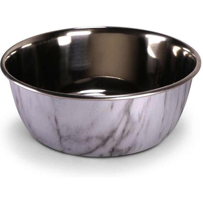 ZOOMALIN Mangeoire Selecta Design Marbre et Inox 950ml Modèle 15