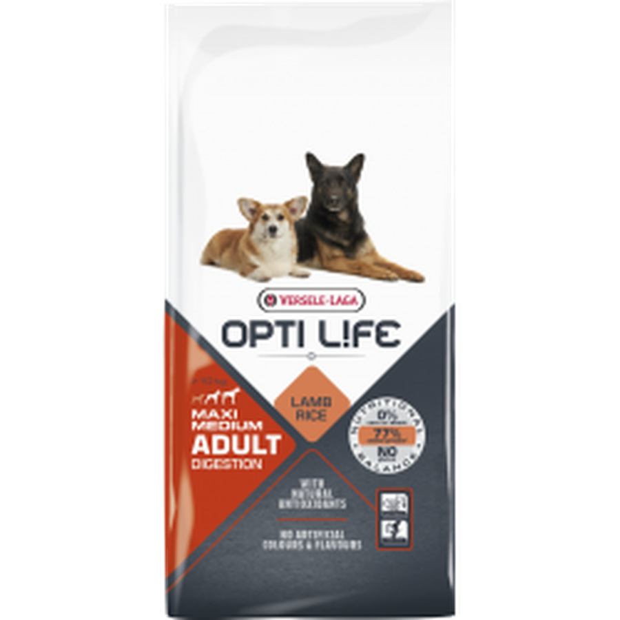 ZOOMALIN Opti Life Adult Digestion Medium & Maxi Agneau et Saumon 12,5kg