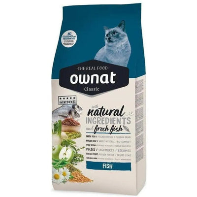 OWNAT Classic Fish Cat Croquettes pour Chat Adulte Poisson Frais 3kg