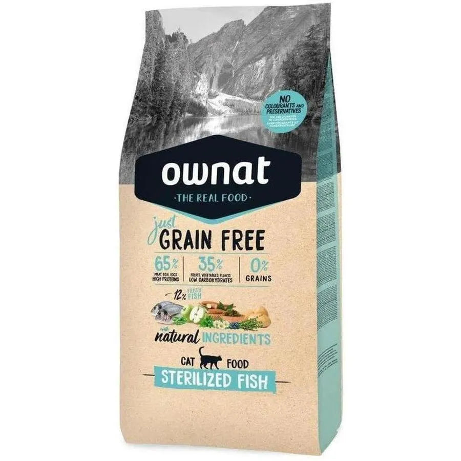 OWNAT Just Grain Free Sterilized Fish Cat 1kg