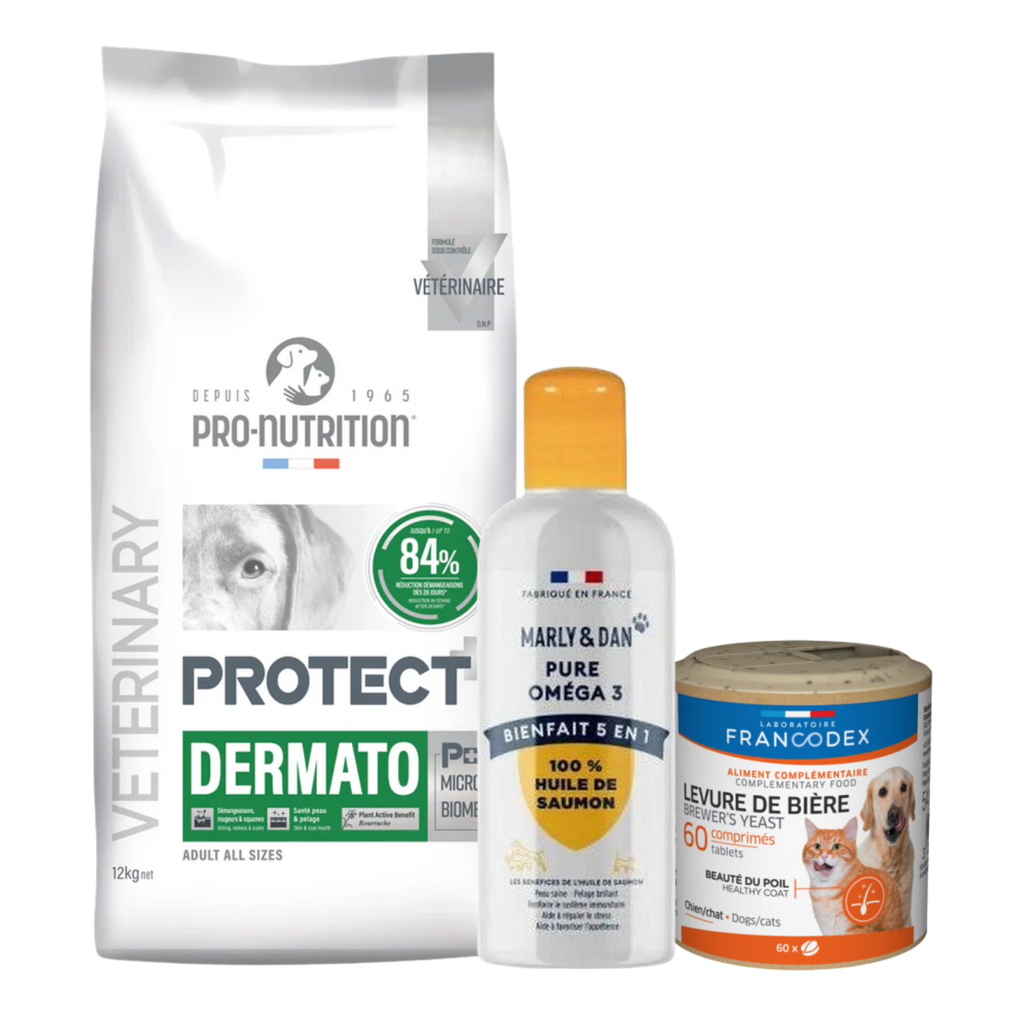 Malin Pack protect dermato 12Kg - Pack peau saine