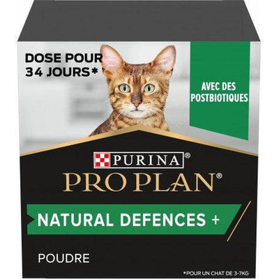 PRO PLAN Natural Defences+ Chat Poudre 60g