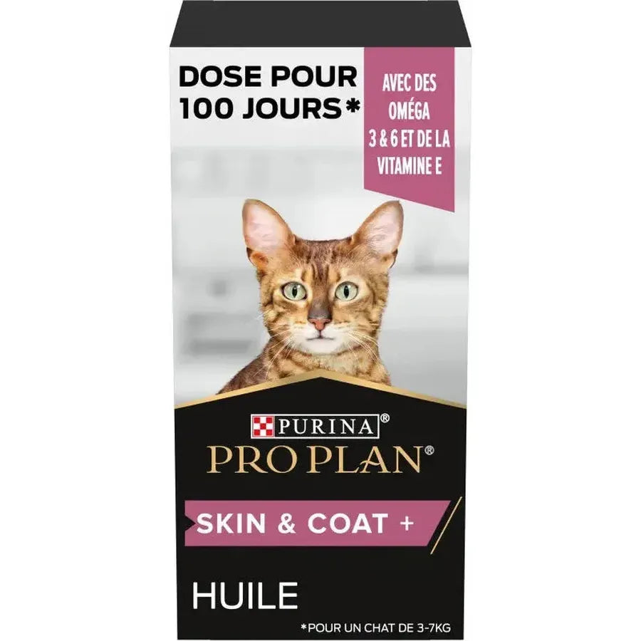 ZOOMALIN Skin & Coat+ Chat Huile Complément Alimentaire Oméga 3 et 6