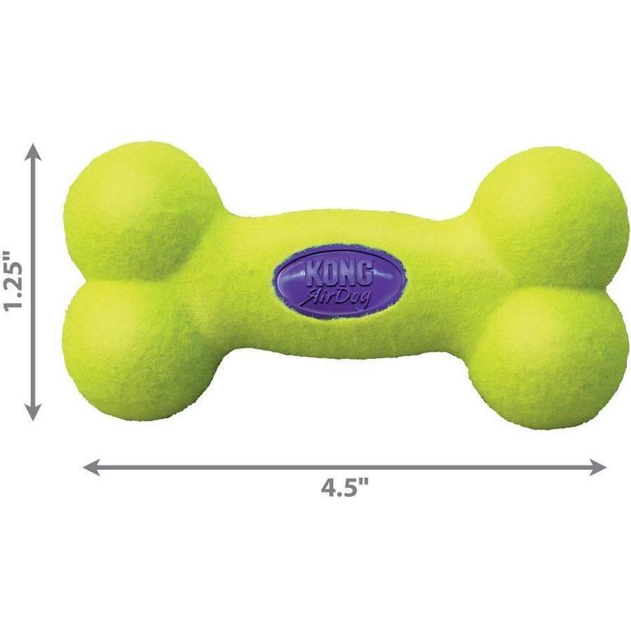 KONG AirDog Squeaker Donut Taille S Jaune