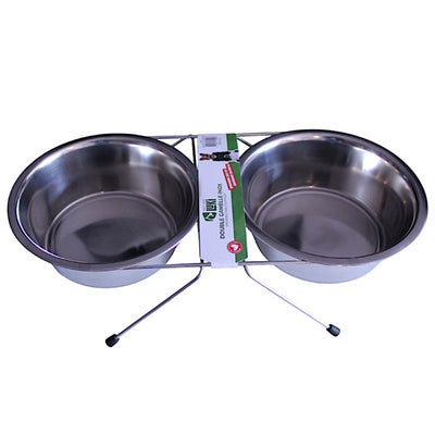 ZOOMALIN Double gamelle inox 2x16cm - 2x750ml