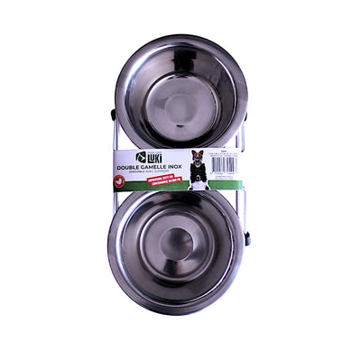 ZOOMALIN Double gamelle inox 2x11cm - 180ml