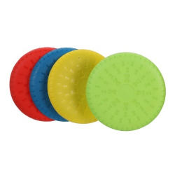 ZOOMALIN Jouet Frisbee pour Chien Multicolore Jaune Rouge Bleu Vert 23cm 90g