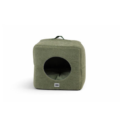ZOOMALIN Refuge Cube Antidérapant Vert 40x40x40cm