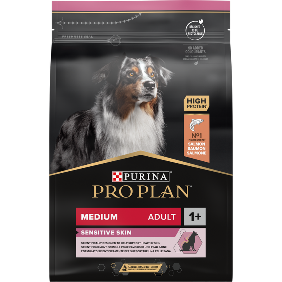 ZOOMALIN Medium Adult Sensitive Skin Riche en Saumon de Haute Qualité 18kg