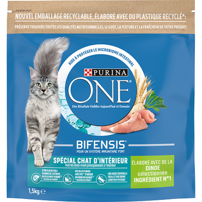 Spécial Chat d'Intérieur - Dinde et Céréales Complètes 1,5 Kg