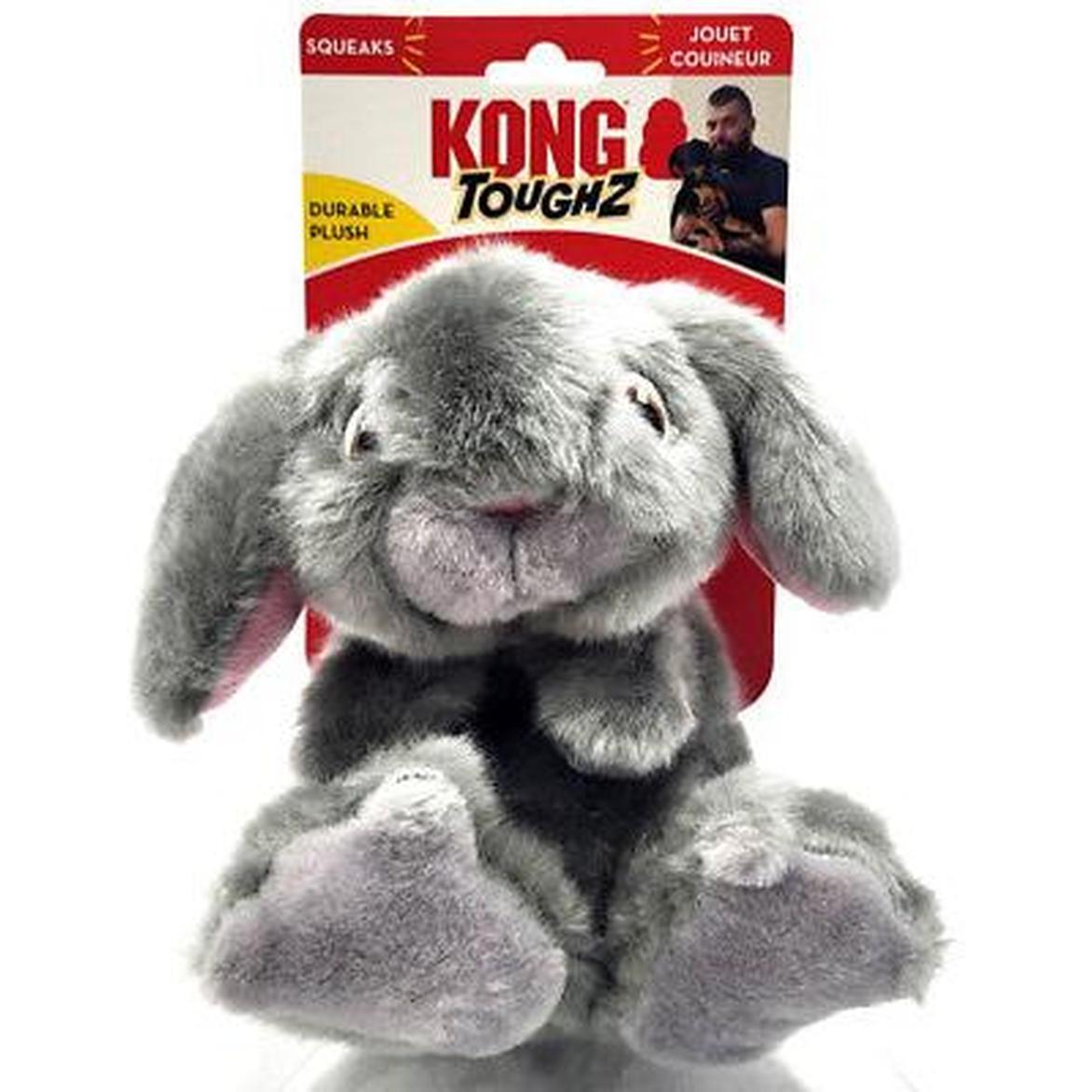 KONG Toughz Bunny M Jouet en peluche résistant pour chien taille moyenne