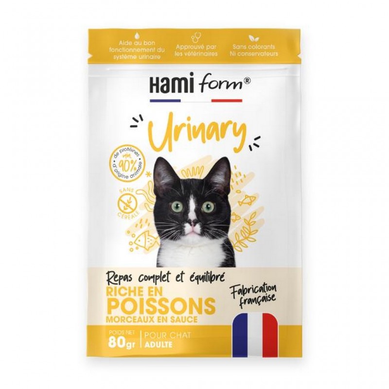 HAMIFORM Pack 6 Pots Recette N°34 Saumon Crevettes pour Chat 6x80g