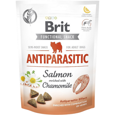 BRIT Care Dog Functional Snack Antiparasitic Saumon 150g