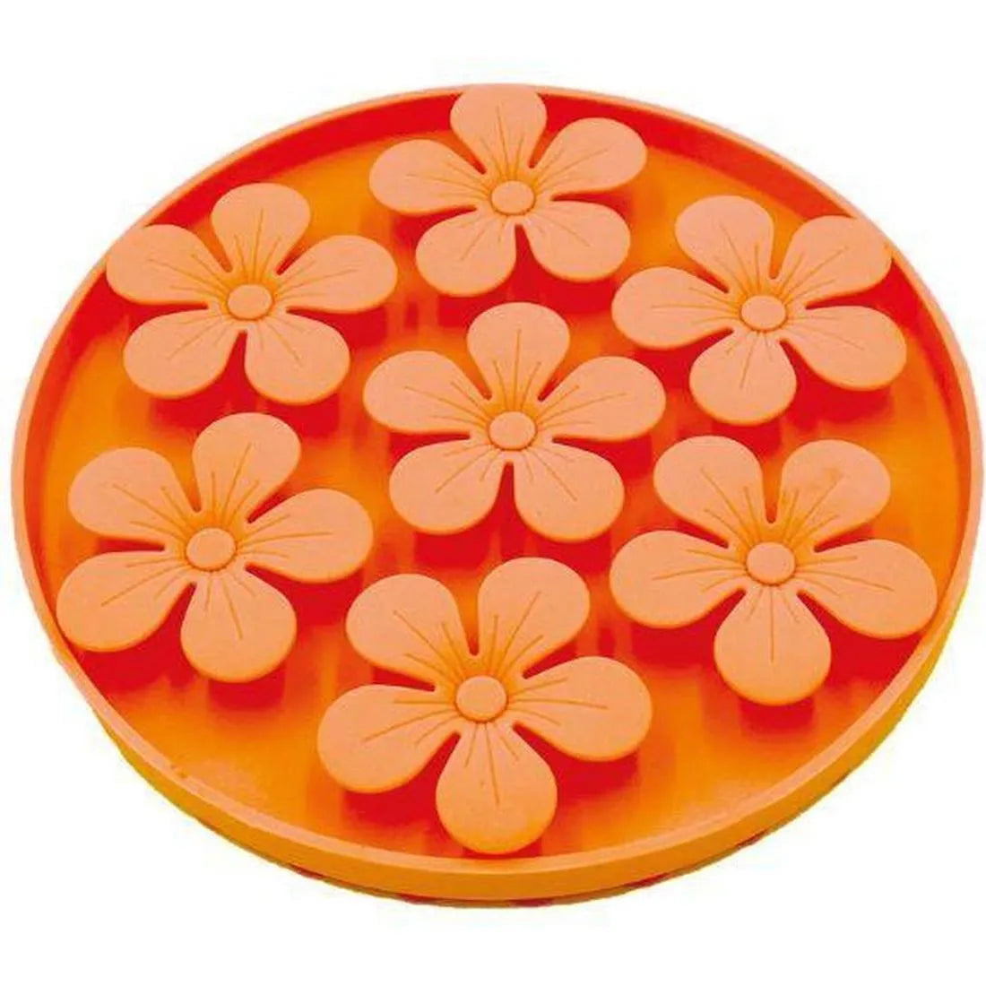 Tapis Anti-Glouton LickFlower – Orange