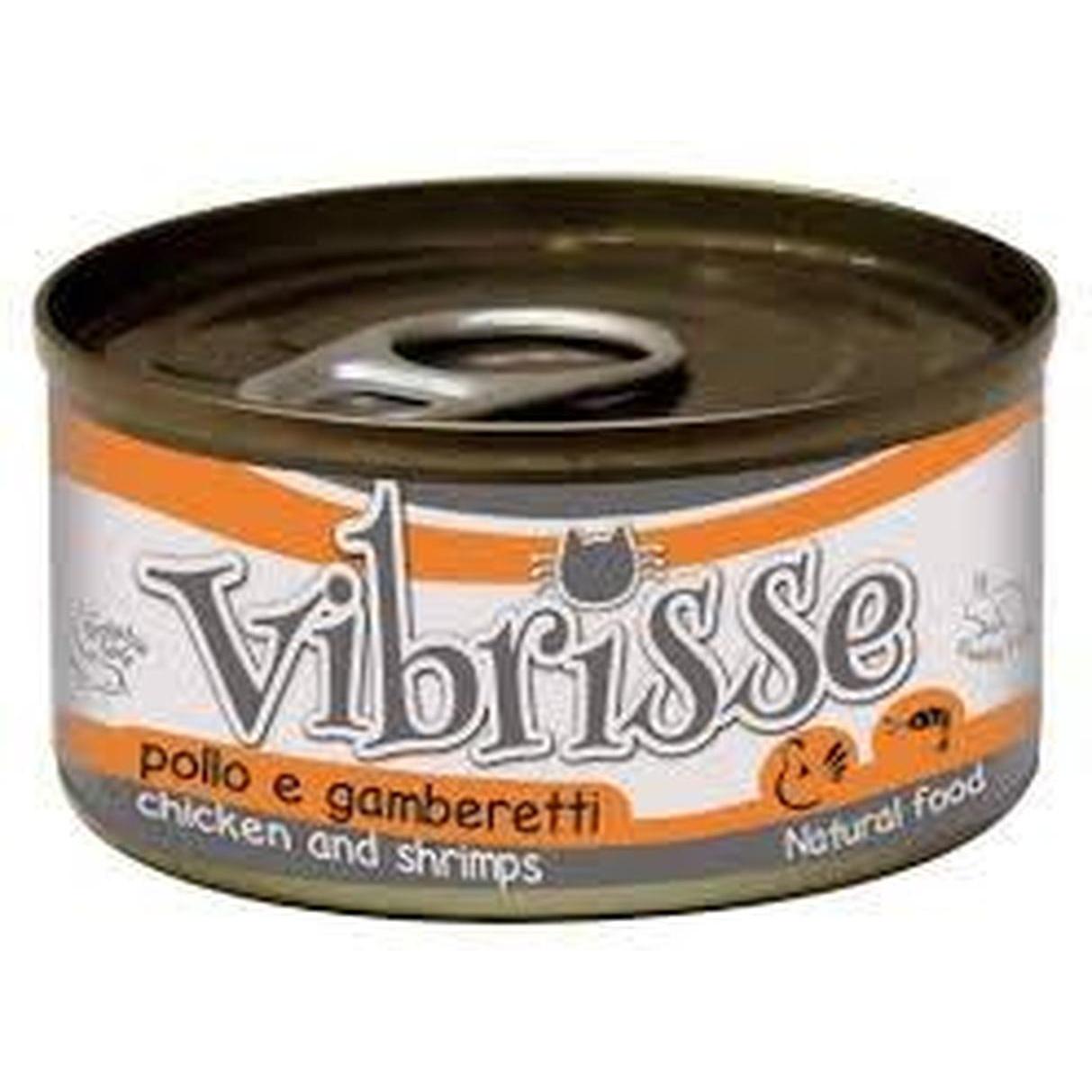 vibrisse chat poulet et crevettes 70gr