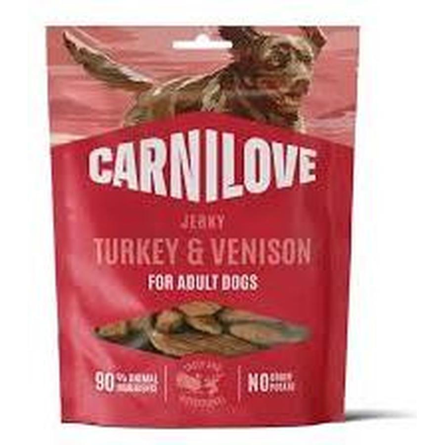 SNACK JERKY ADULT DINDE CERF