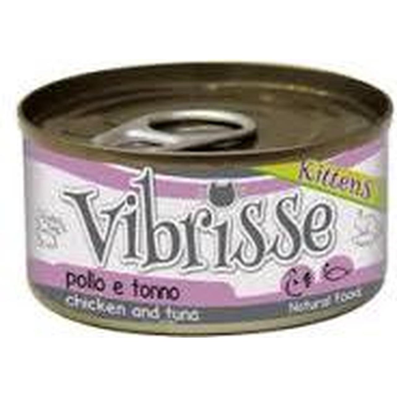 vibrisse chaton thon et poulet 70gr