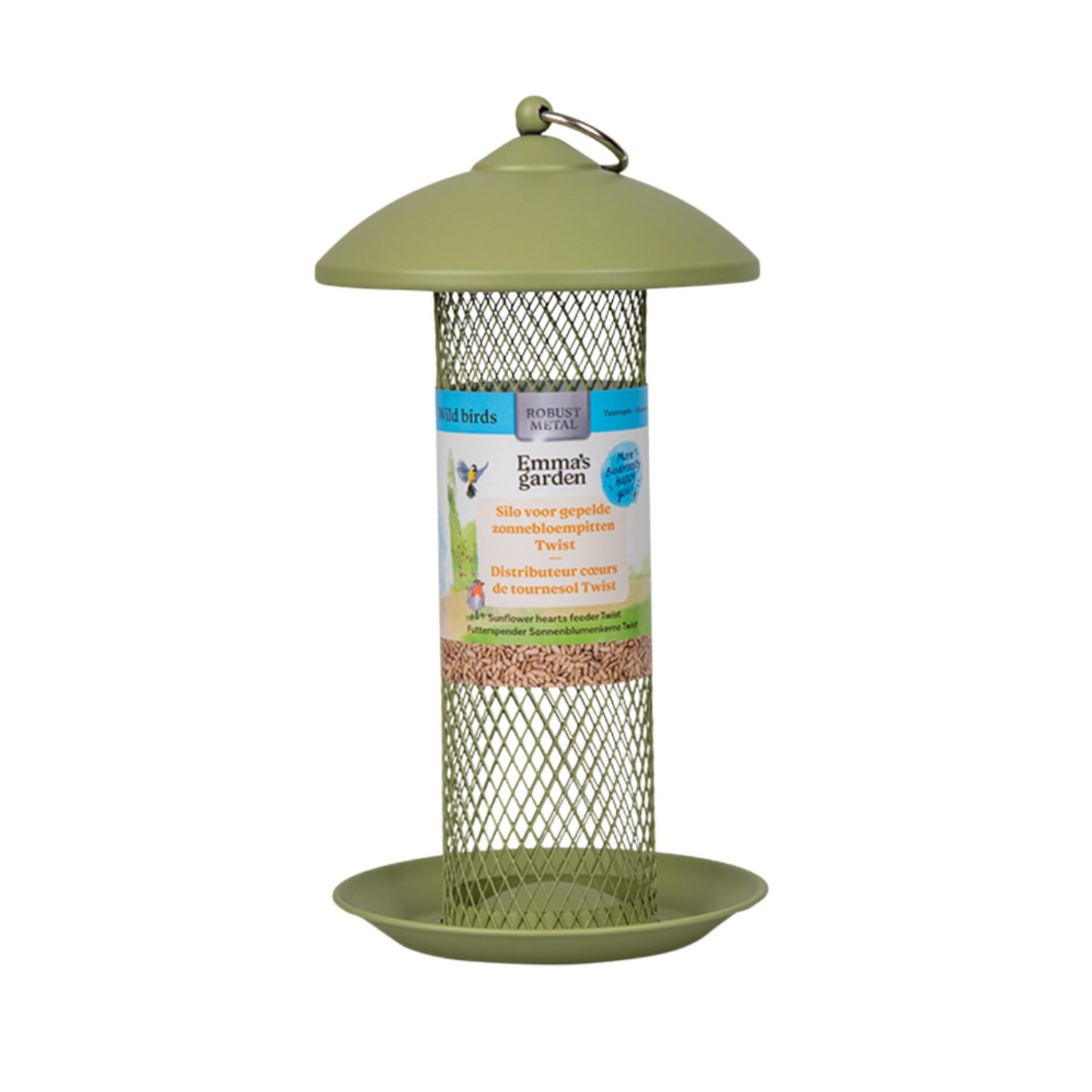 Distributeur Métal Coeurs de Tournesol