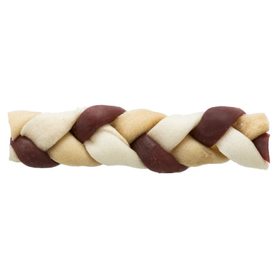TRIXIE Denta Fun Braid Bâtonnet Tressé au Bœuf pour Chien 12cm 30g