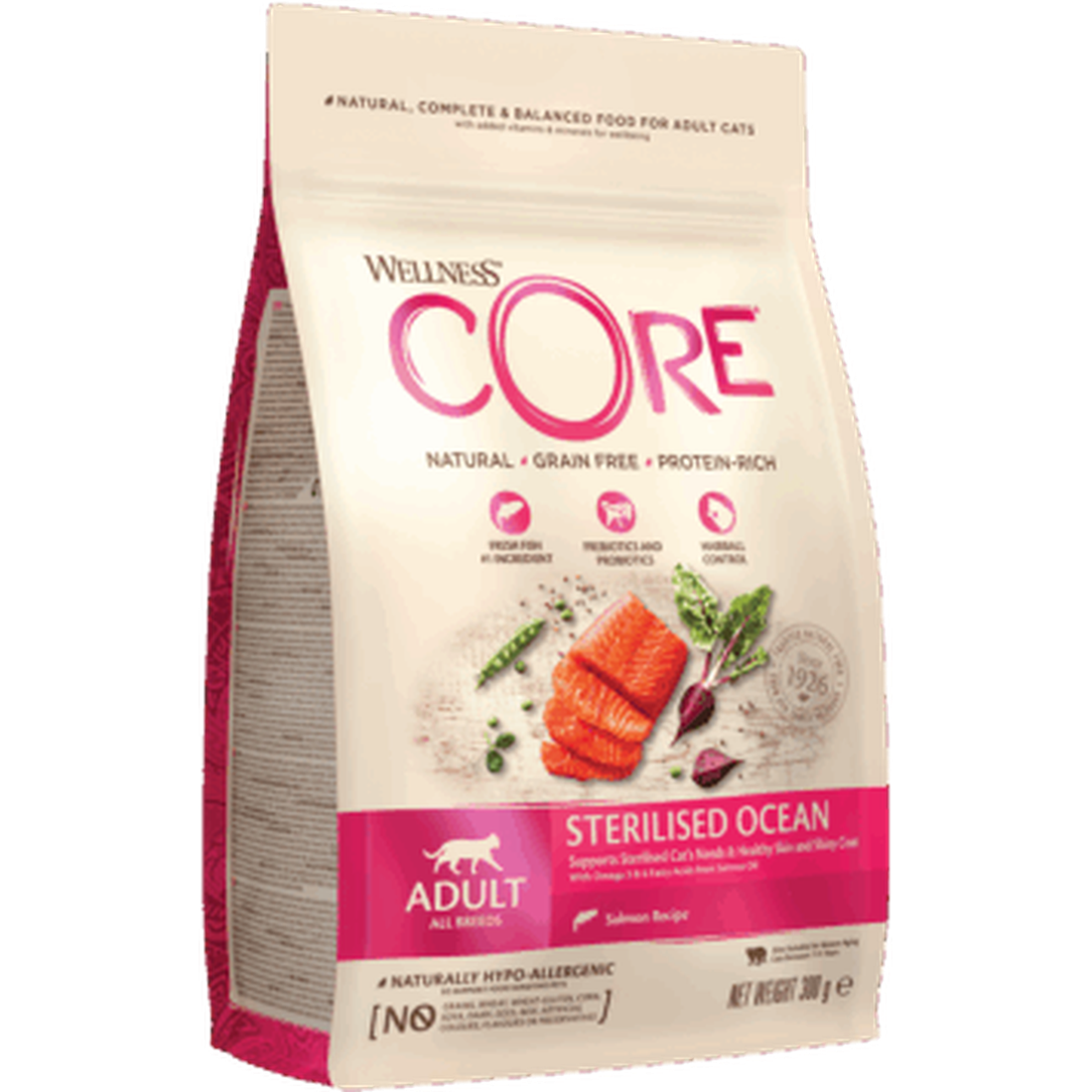 WELLNESS CORE Chat Stérilisé Croquettes Saumon