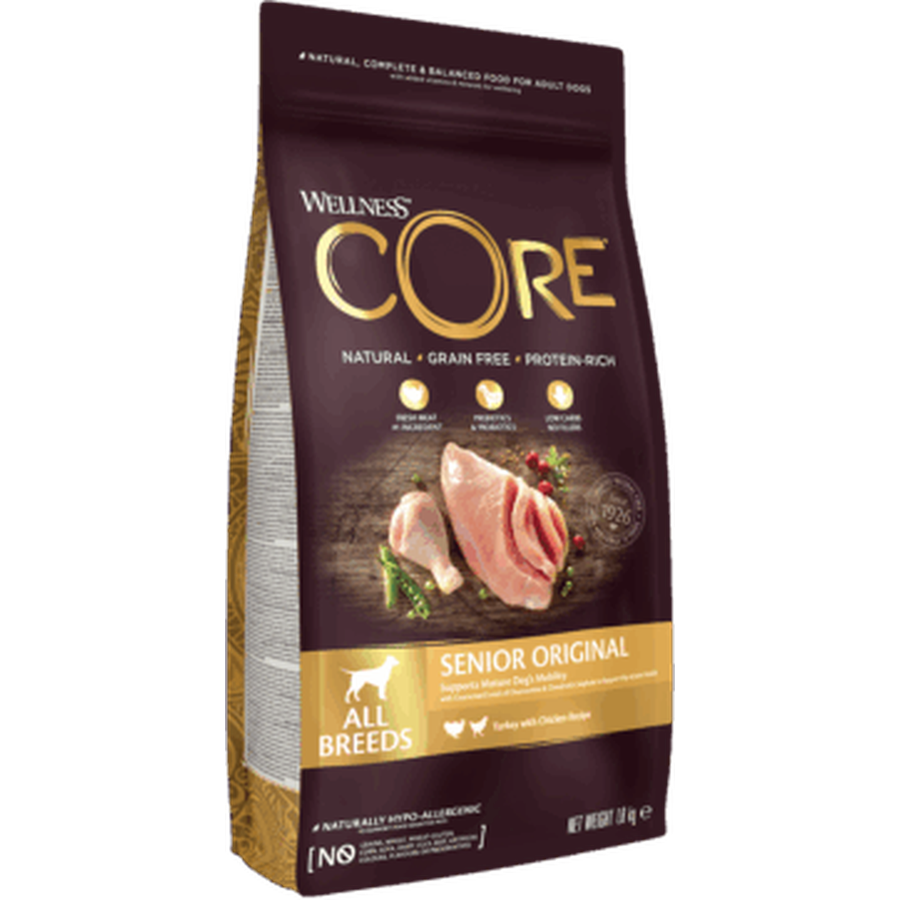 Well Core Chien Dry Croquettes-Dinde Poulet -1,8kg