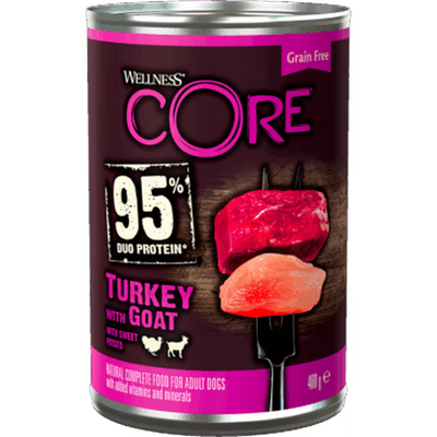 WELLNESS CORE 95% Dinde et Chèvre 400g