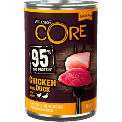 WELLNESS CORE 95% Poulet et Canard 400g