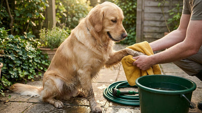 Comment nettoyer votre chien après la boue sans stress
