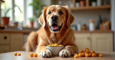 Illustration pour : Changement de croquettes chien : le guide de transition